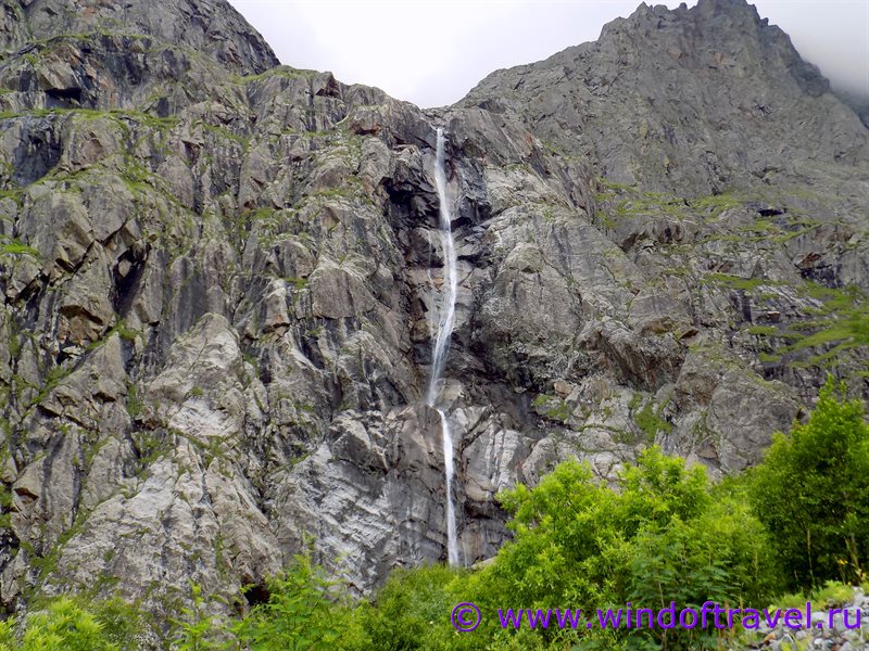 Мидаграбинские водопады в Северной Осетии
