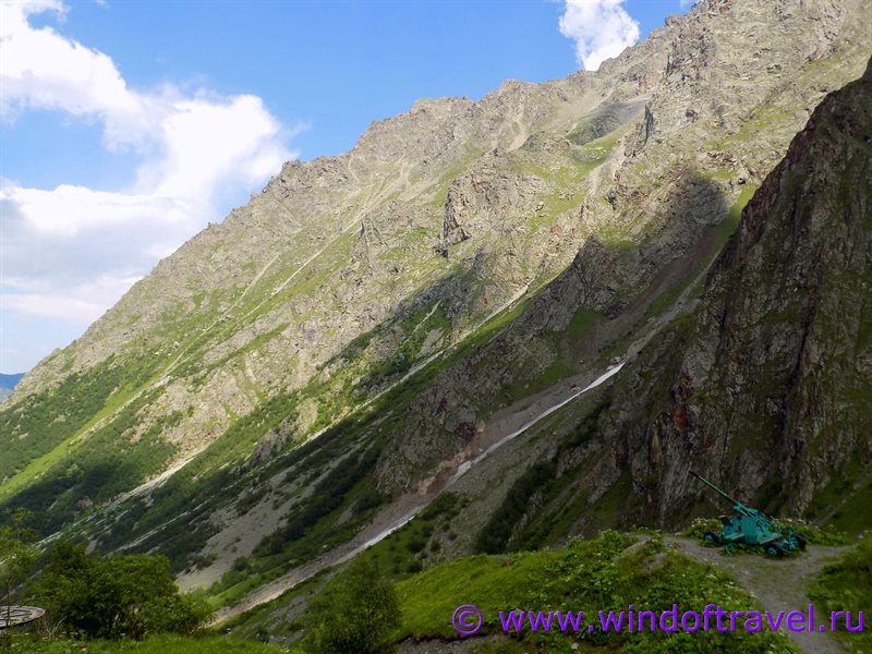 Цейское ущелье в Северной Осетии